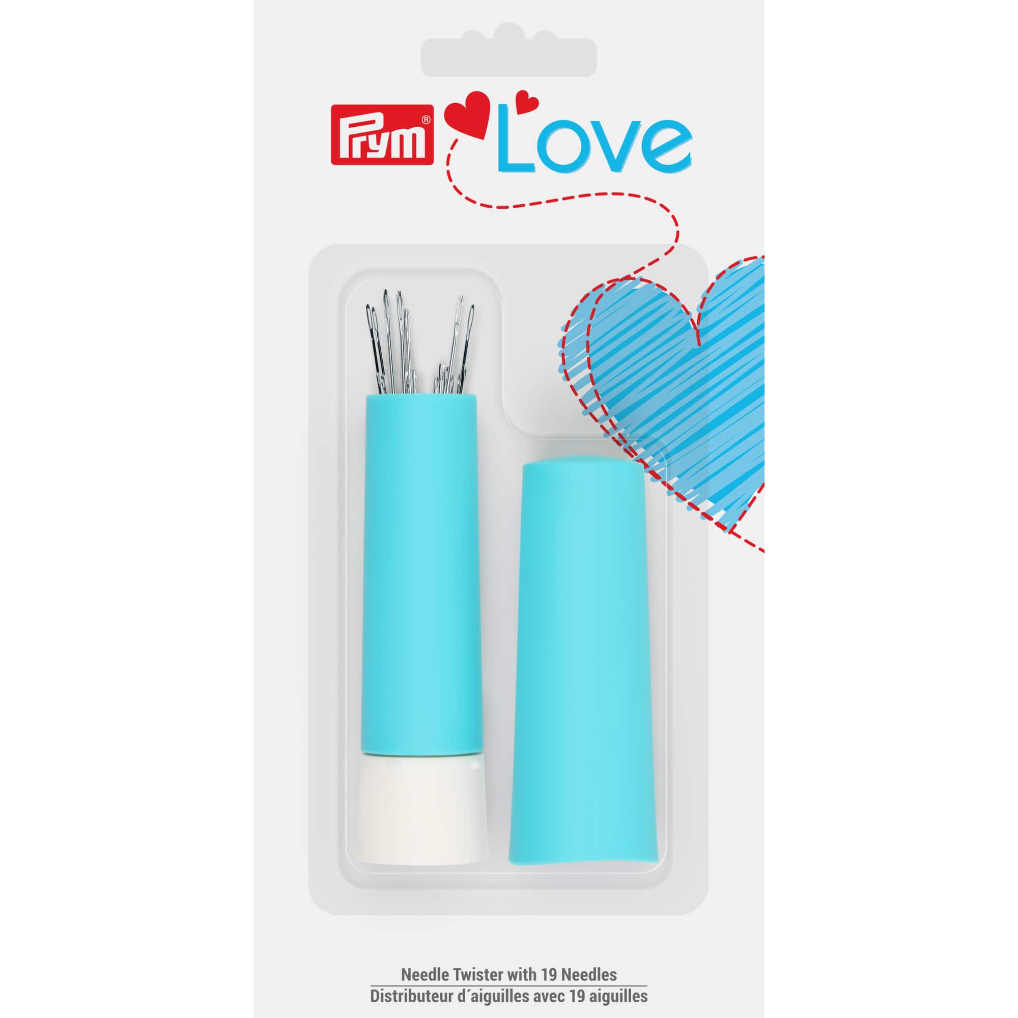 Prym® Love Needle Twister with 19 Hand Needles